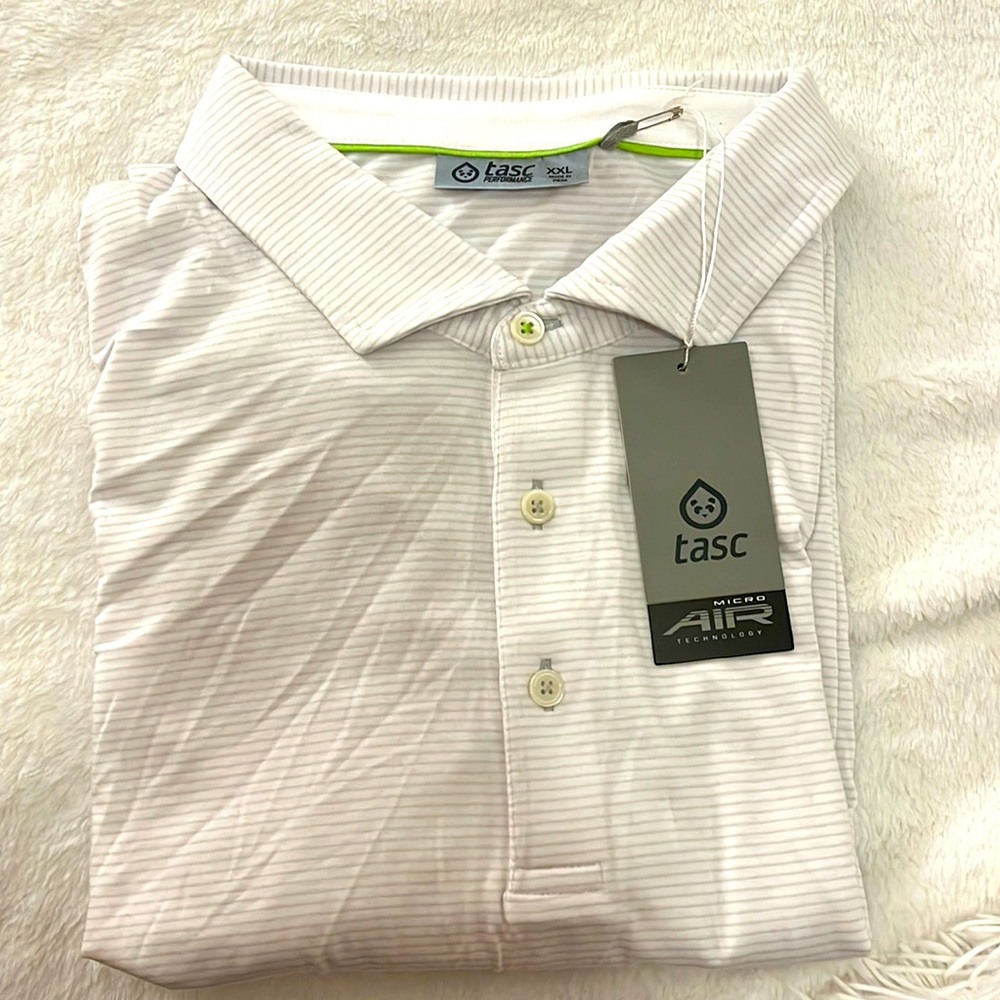 Tasc Mens Golf Polo NWT